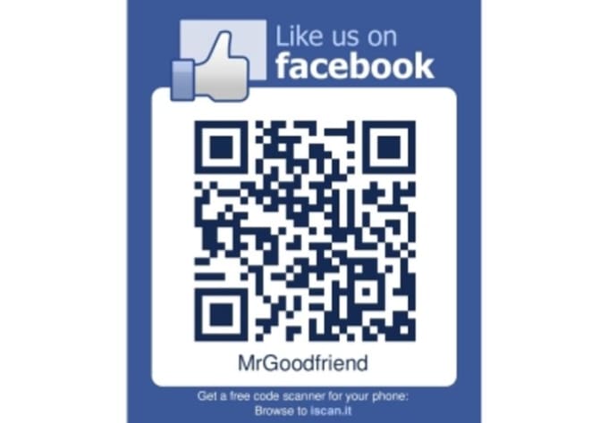 how to create a qr code for your facebook page