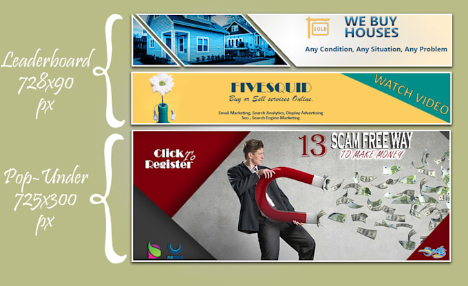Design Unique Banner Header Ad In 24hr By Elouakaz