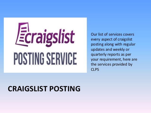 How To Place An Ad On Craigslist >> Do Craigslist Ads Posting How To Place An Ad On Craigslist >> Do Craigslist Ads Posting