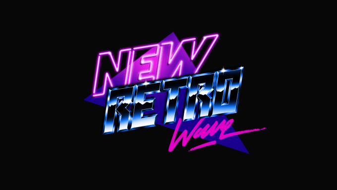 make texts in cool new retro wave style fiverr