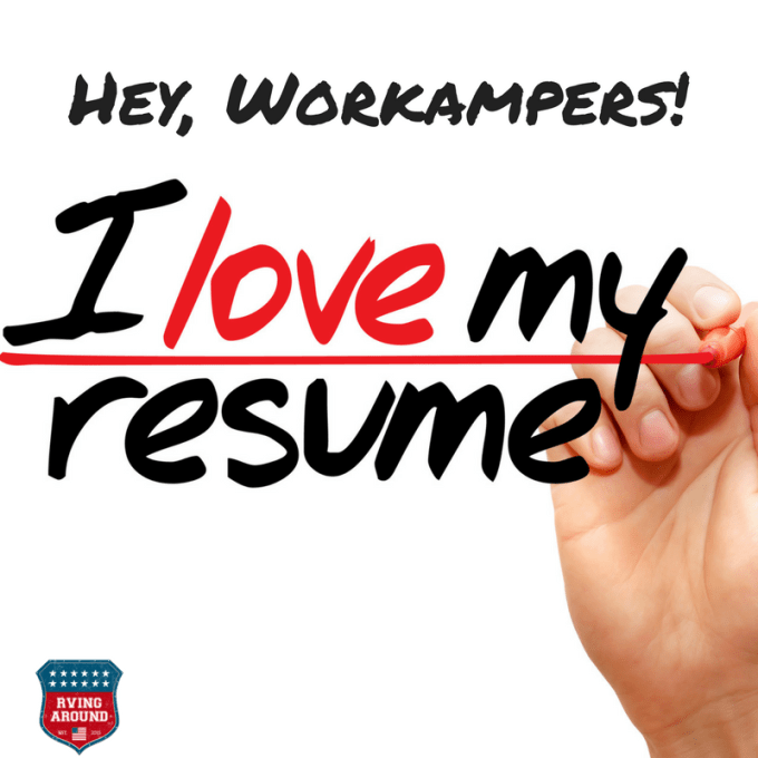 Edit Or Create Resume For Workampers
