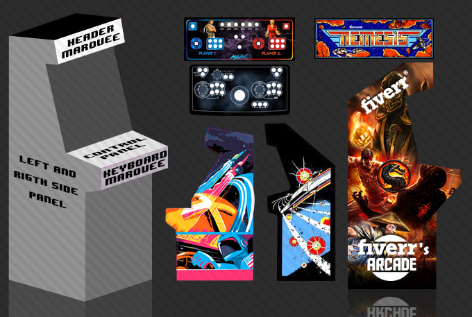 Make A Awesome Custom Arcade Cabinet Artwork By Exeiviers Make A Awesome Custom Arcade Cabinet Artwork