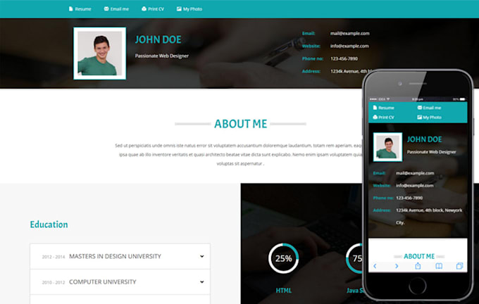 create a professional portfolio and resume site how to make a professional portfolio