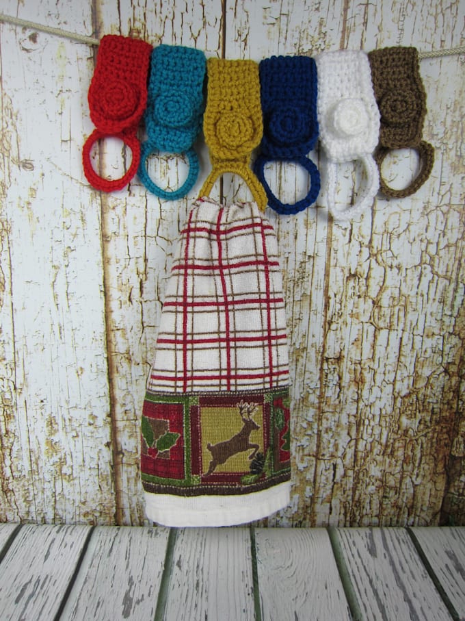 Crochet A Kitchen Towel Holder By Psbarton
