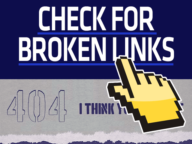 Scan For Broken Links