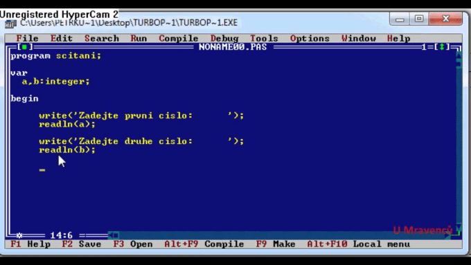 Write pseudocode for the average pascal program by Njuman