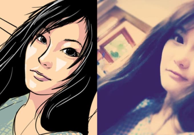  Draw yourself into anime manga style by Hanshinw