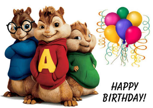 Dedicate an original video of alvin and the chipmunks ...