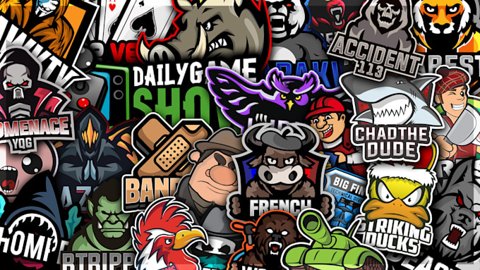 Design a custom logo, twitch overlay, buttons, offline screen and more