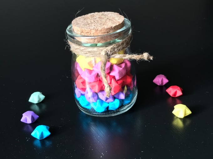 Send You An Origami Lucky Stars Jar By Redroarrider