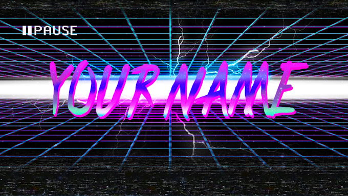 Design You A Vaporwave Style Banner By Consolecommand