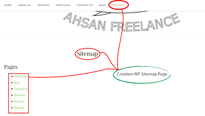 create wp sitemap page and submit xml sitemap to google by ahsanuddin