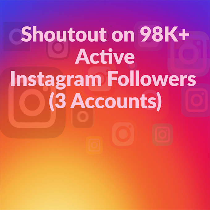 i will give you shoutout on 98k instagram followers - give you shoutout on 98k instagram followers by yogayps7777
