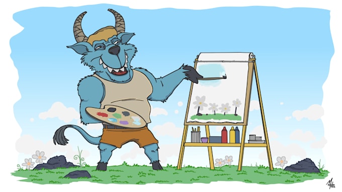 Draw A Custom Cartoon Illustration Or Drawing By Laughtercraft Draw A Custom Cartoon Illustration Or Drawing By Laughtercraft