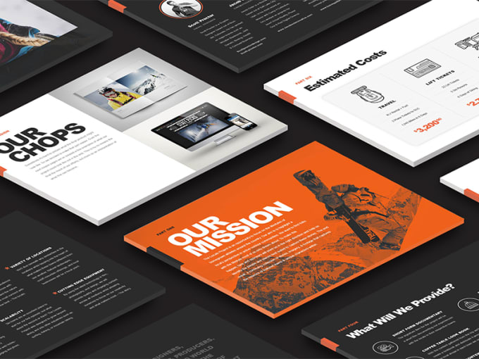create a professional presentation design by aalyjasmine335