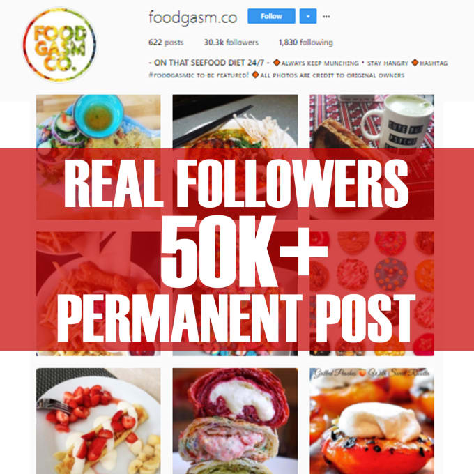 i will give 2 plus instagram shoutouts to my 50k food page - how to gain 50k instagram followers in 24 hours !   personal page
