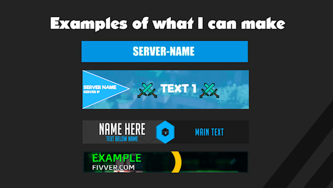 Make Animated Minecraft Server Banners By Maarten013