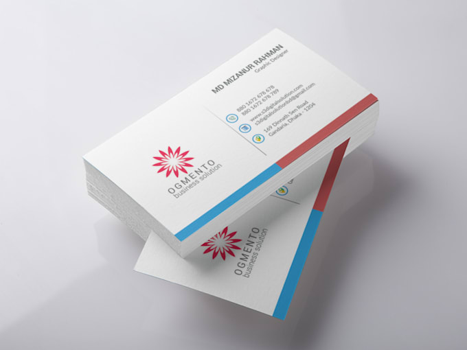 Design Professional Eye Catching Business Card In 24 Hours By Rahman