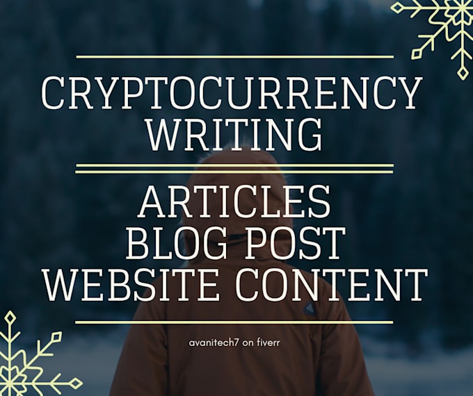 Write article for cryptocurrency