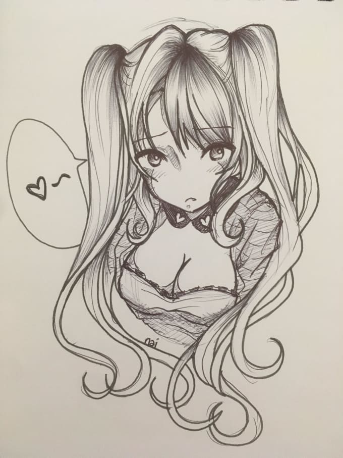 How To Draw Cute Anime School Girl Anime Drawing Tutorial