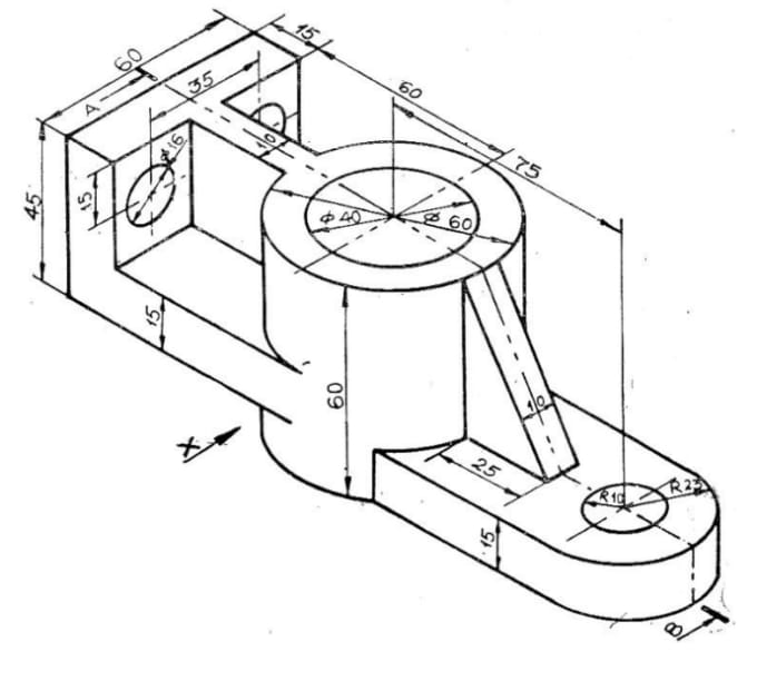 Draw any mechanical autocad drawings by Ahmed0015