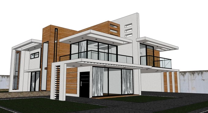 model 3d create sketchup in Create sketchup architectural by model Miimran12 3d