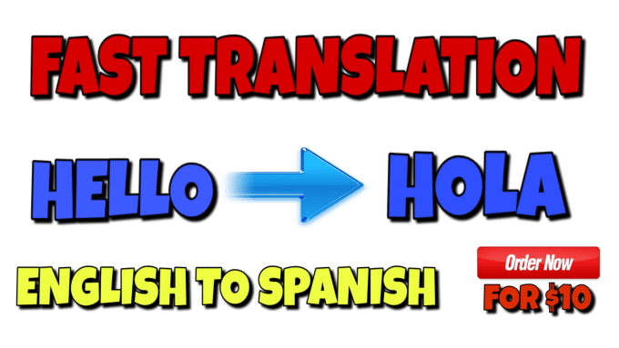 Translate english to spanish by Hackeranuj