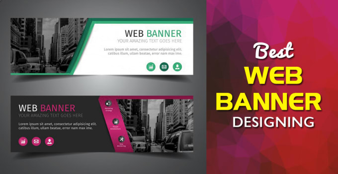 Design an attractive and professional website banner by Kapildelhiwala