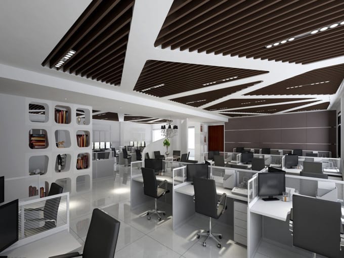 Make Professionally Interior Office Design Restaurant Design 3d Floor Plan Vray