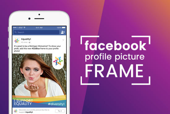 Design your facebook profile picture frame by Aylansemesta