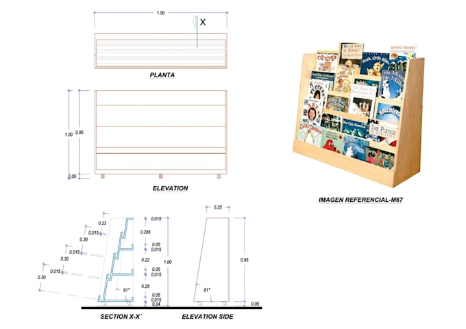 Make detailed working 2d and 3d drawing for furniture by Fithrathullatp