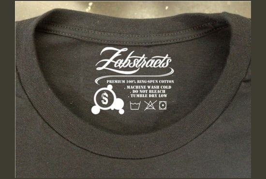 Create shirt inside label design for printful by Zzdesigner
