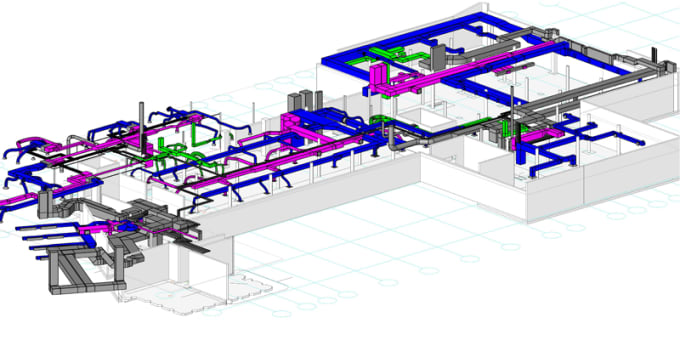 Make revit mep drawing by Yazeedahammed