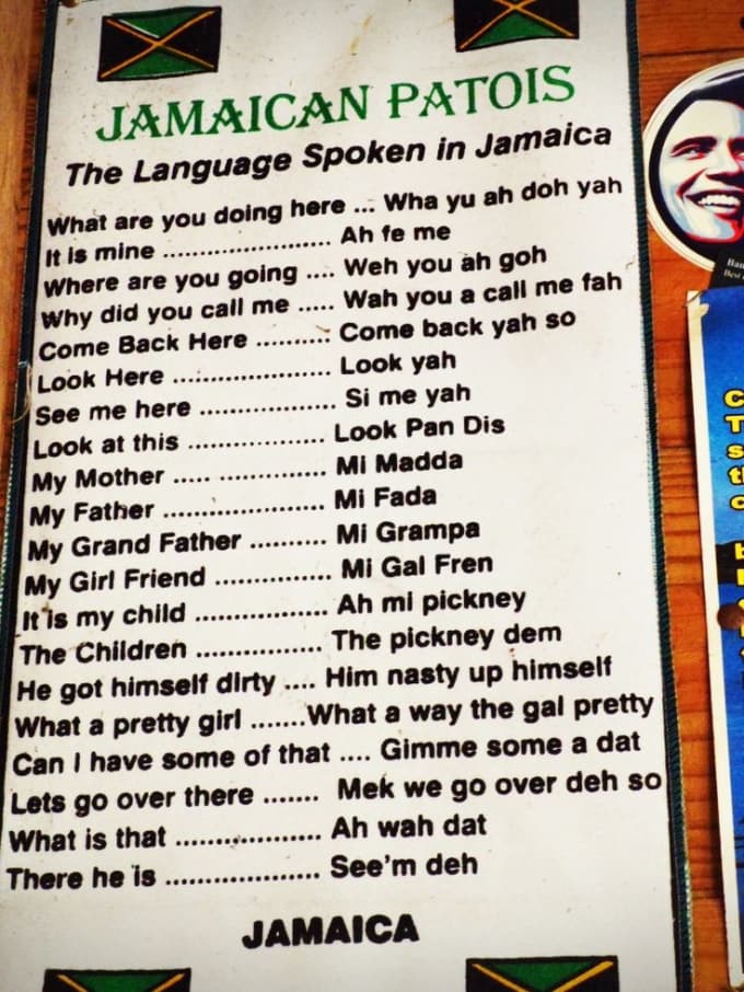 how to speak jamaican