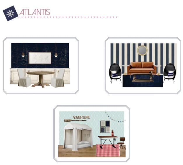 Create Interior Design Sampleboard Inspired In Different Lands Styles