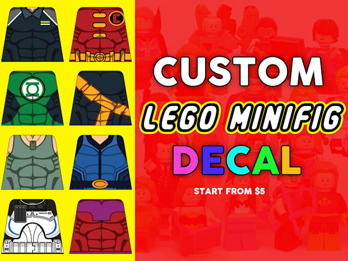 Design custom lego minifigures decal sticker by Zulfi21