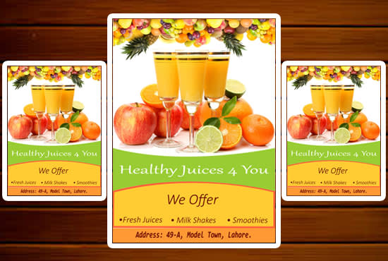 Juice Flyer Design