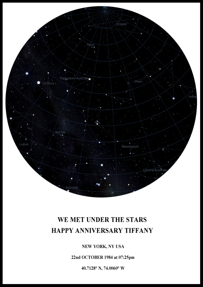 Star Chart By Date And Location