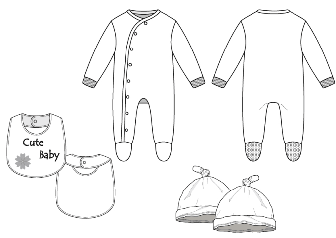 long hoodie sketch fashion