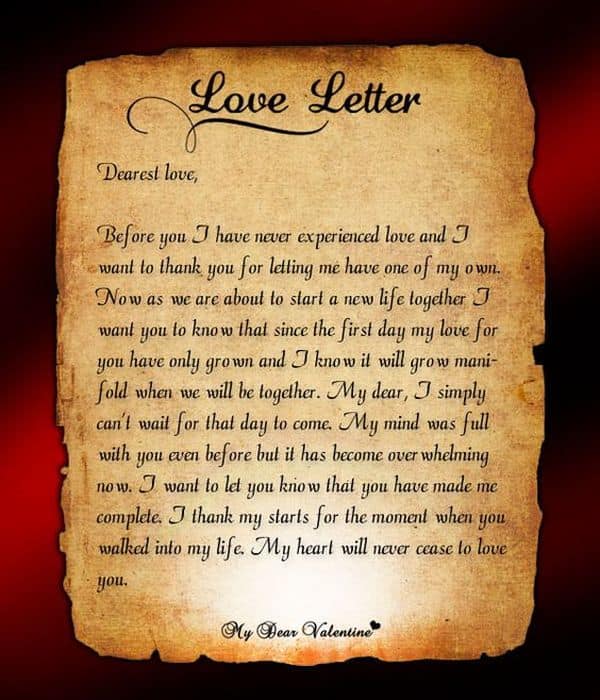 Customized love letters and poem by Moana143