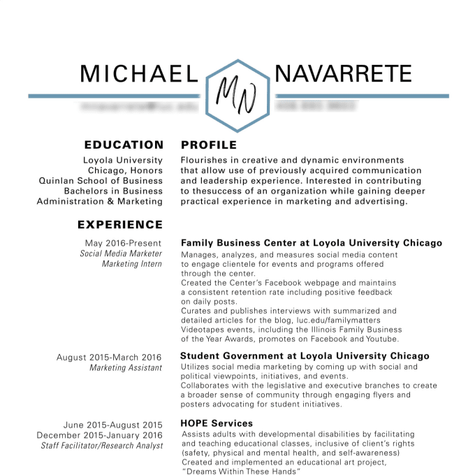 Create a stylish, well designed resume by Haleycate