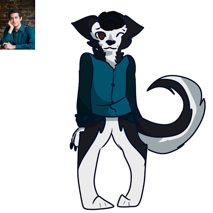 draw your fursona based on your picture
