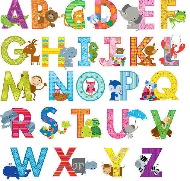 Draw flash card alphabet chart and kids picture book by Kidsactivity