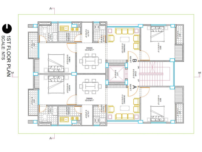 Make autocad floorplan drawings or redraw by Raceinternation