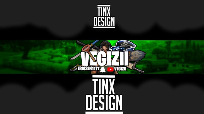 Make a fortnite youtube banner by Tinxdesign