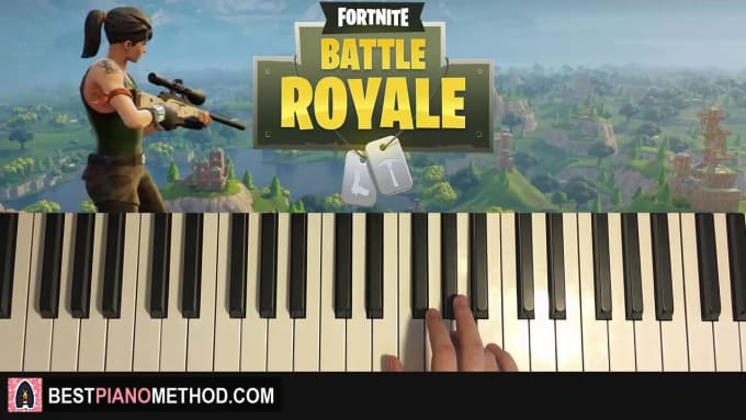 Play Piano And Fortnite By Lcera12 - play piano and fortnite