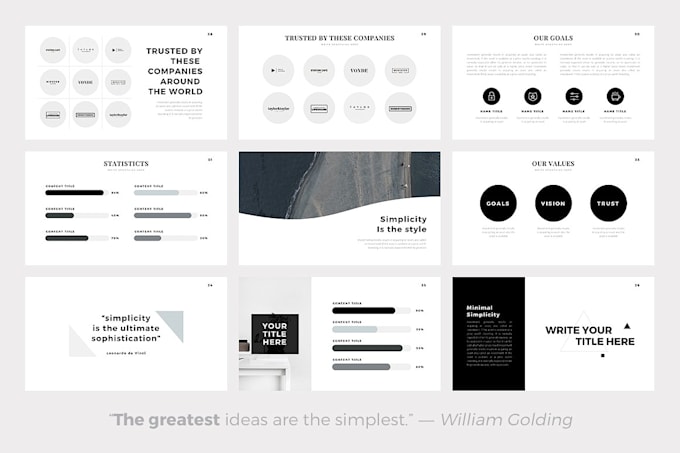 design professional slide deck