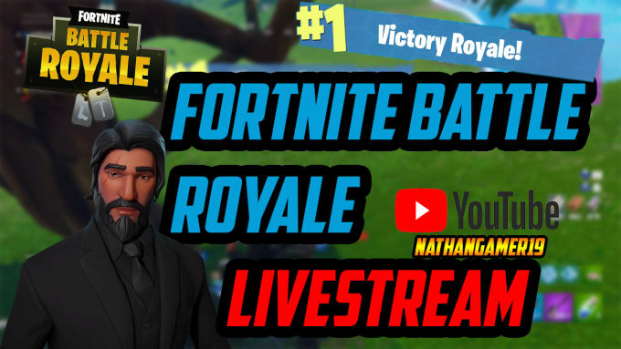 design a fortnite thumbnail for your youtube or twitch - fortnite livestream thumbnail