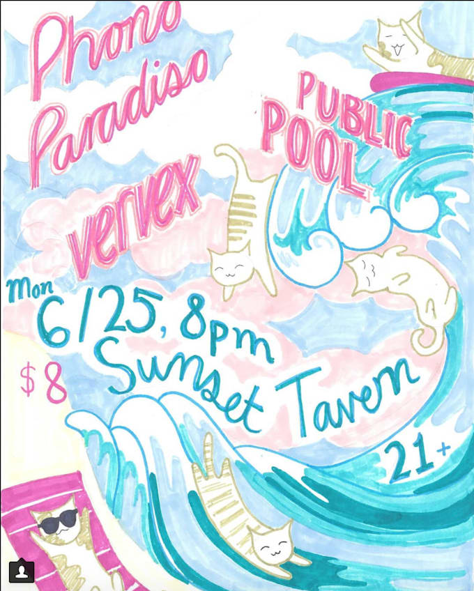 make a concert poster by nessamade