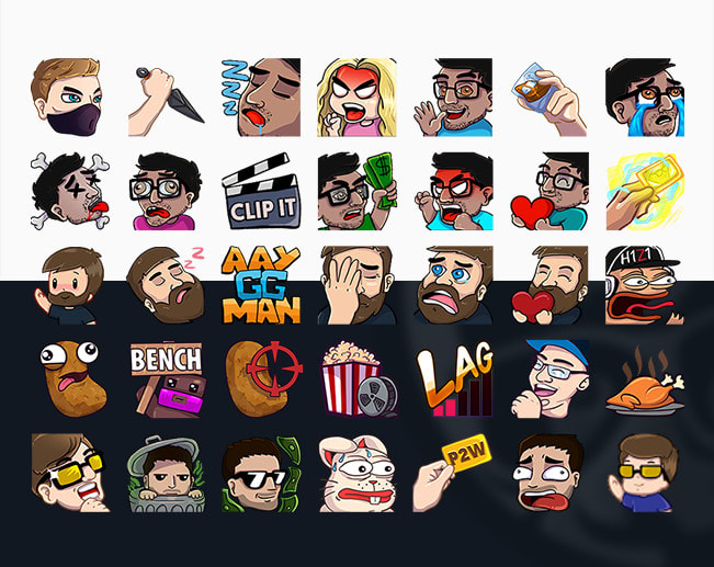 Draw custom twitch emotes by Geopiopie